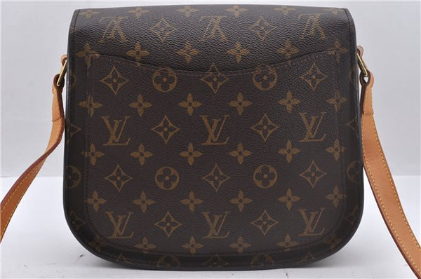 Auth Louis Vuitton Monogram Saint Cloud GM Shoulder Cross Bag M51242 LV 2575D