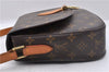 Auth Louis Vuitton Monogram Saint Cloud GM Shoulder Cross Bag M51242 LV 2575D