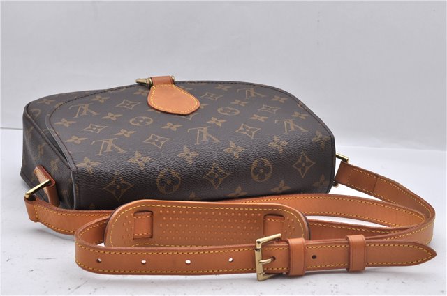 Auth Louis Vuitton Monogram Saint Cloud GM Shoulder Cross Bag M51242 LV 2575D
