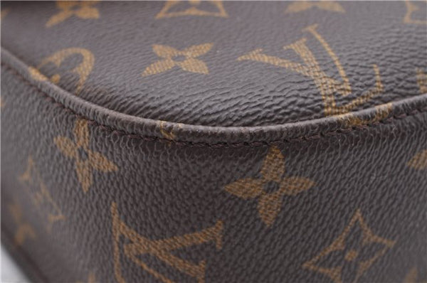 Auth Louis Vuitton Monogram Saint Cloud GM Shoulder Cross Bag M51242 LV 2575D