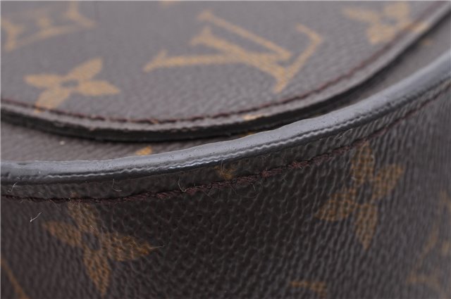 Auth Louis Vuitton Monogram Saint Cloud GM Shoulder Cross Bag M51242 LV 2575D