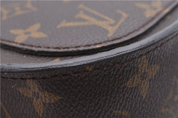Auth Louis Vuitton Monogram Saint Cloud GM Shoulder Cross Bag M51242 LV 2575D