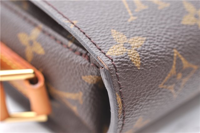 Auth Louis Vuitton Monogram Saint Cloud GM Shoulder Cross Bag M51242 LV 2575D