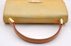 Authentic Louis Vuitton Vernis Spring Street Hand Bag Yellow M91029 LV 2575I