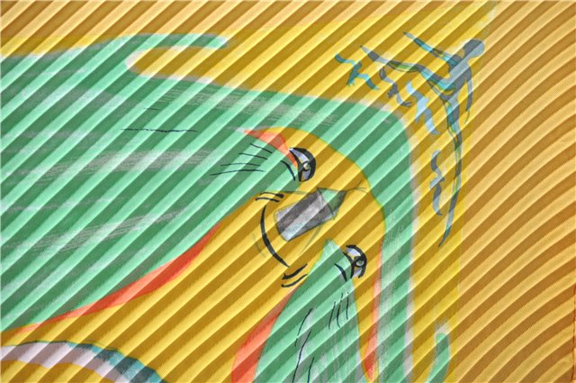 Authentic HERMES Pleats Scarf 