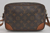 Authentic Louis Vuitton Monogram Trocadero 23 Shoulder Cross Bag M51276 LV 2576I