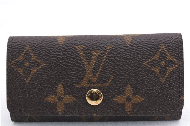 Auth Louis Vuitton Monogram Multicles 4 Four Hooks Key Case M62631 LV Box 2577E