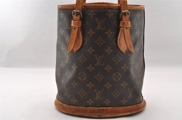 Authentic Louis Vuitton Monogram Bucket PM Shoulder Tote Bag Old Model LV 2577I