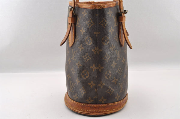 Authentic Louis Vuitton Monogram Bucket PM Shoulder Tote Bag Old Model LV 2577I