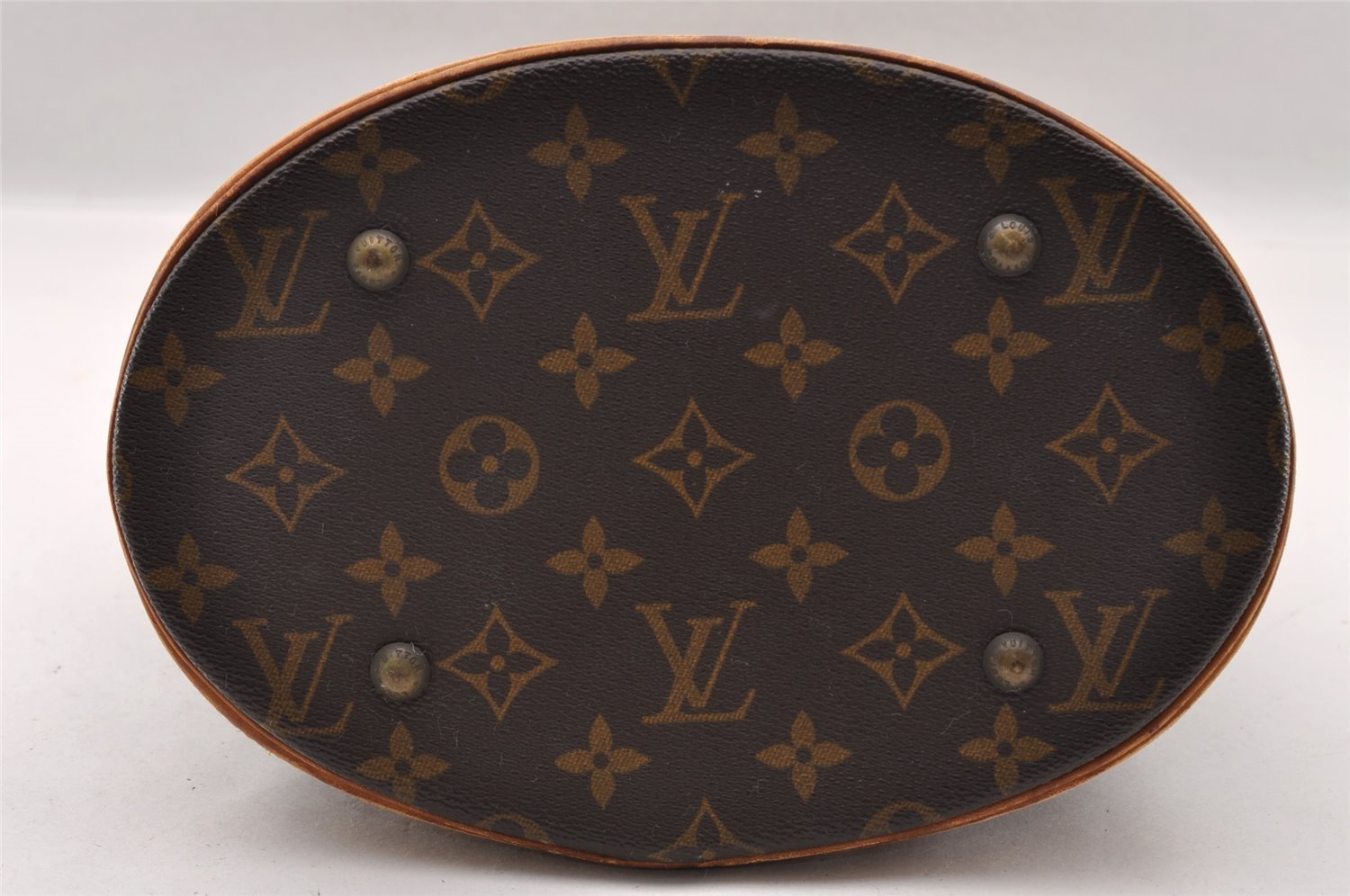 Authentic Louis Vuitton Monogram Bucket PM Shoulder Tote Bag Old Model LV 2577I