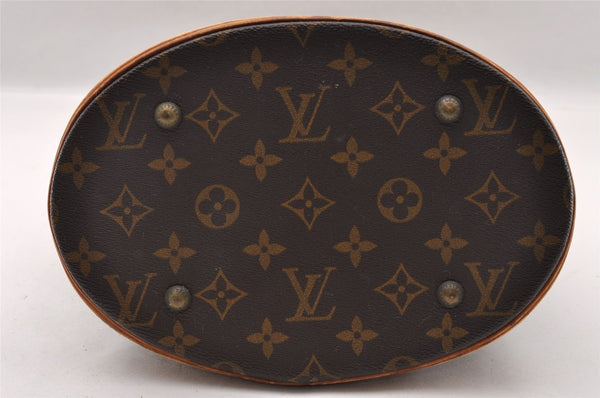Authentic Louis Vuitton Monogram Bucket PM Shoulder Tote Bag Old Model LV 2577I
