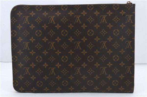 Authentic Louis Vuitton Monogram Poche Documents Document case M53400 LV 2578D