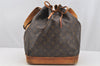Authentic Louis Vuitton Monogram Noe Shoulder Drawstring Bag M42224 LV 2578I