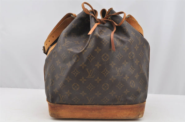 Authentic Louis Vuitton Monogram Noe Shoulder Drawstring Bag M42224 LV 2578I