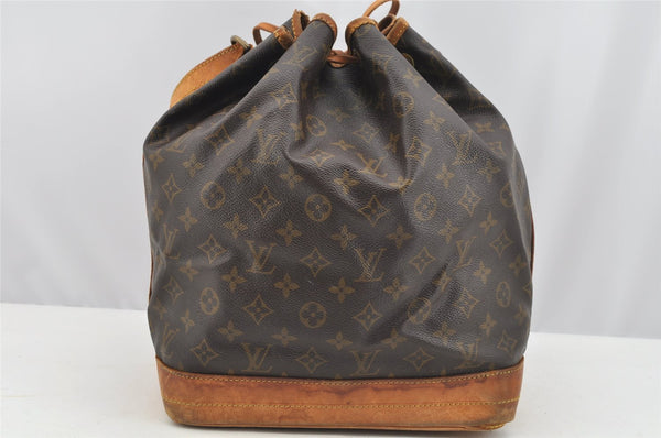 Authentic Louis Vuitton Monogram Noe Shoulder Drawstring Bag M42224 LV 2578I