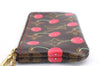 Auth Louis Vuitton Monogram Cherry Pochette Cles Coin Case M95042 LV Box 2579E