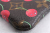 Auth Louis Vuitton Monogram Cherry Pochette Cles Coin Case M95042 LV Box 2579E