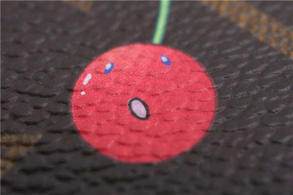 Auth Louis Vuitton Monogram Cherry Pochette Cles Coin Case M95042 LV Box 2579E