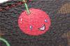 Auth Louis Vuitton Monogram Cherry Pochette Cles Coin Case M95042 LV Box 2579E