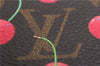 Auth Louis Vuitton Monogram Cherry Pochette Cles Coin Case M95042 LV Box 2579E