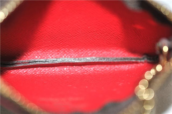 Auth Louis Vuitton Monogram Cherry Pochette Cles Coin Case M95042 LV Box 2579E