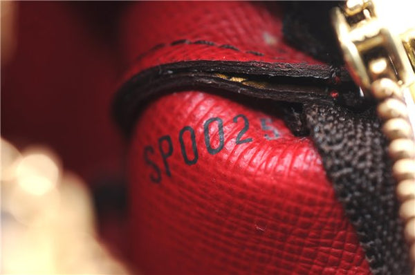 Auth Louis Vuitton Monogram Cherry Pochette Cles Coin Case M95042 LV Box 2579E