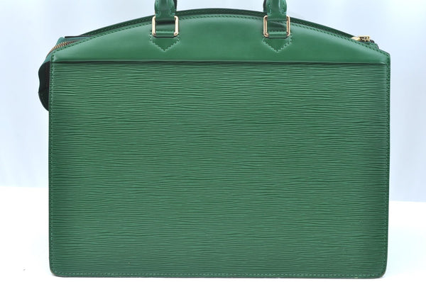 Authentic Louis Vuitton Epi Riviera Hand Bag Green M48184 LV 2580G