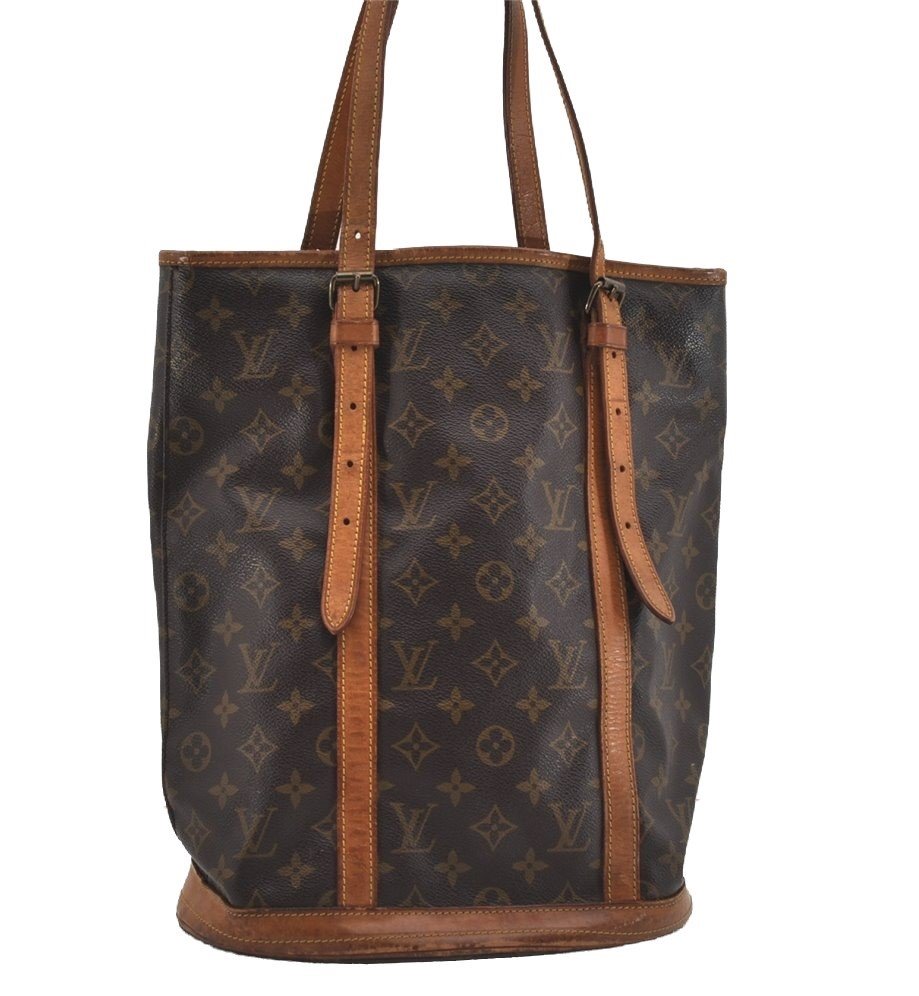 Authentic Louis Vuitton Monogram Bucket GM Shoulder Tote Bag Old Model LV 2580I