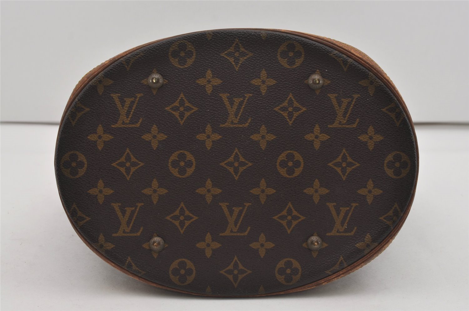 Authentic Louis Vuitton Monogram Bucket GM Shoulder Tote Bag Old Model LV 2580I