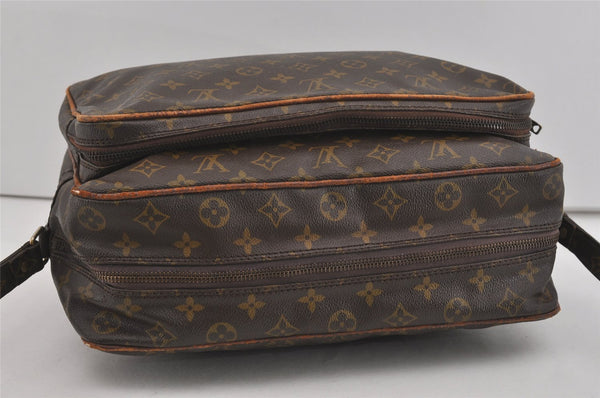 Authentic Louis Vuitton Monogram Nile 34 Shoulder Cross Body Bag Old Model 2581I