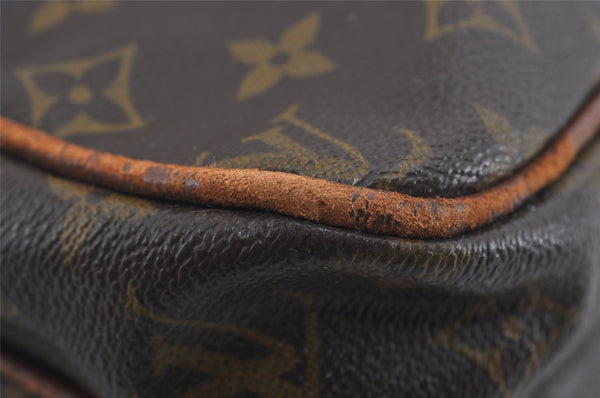 Authentic Louis Vuitton Monogram Nile 34 Shoulder Cross Body Bag Old Model 2581I