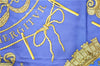 Authentic HERMES Carre 90 Scarf "LES ARMES DE PARIS FLVCTVAT" Silk Yellow 2583E