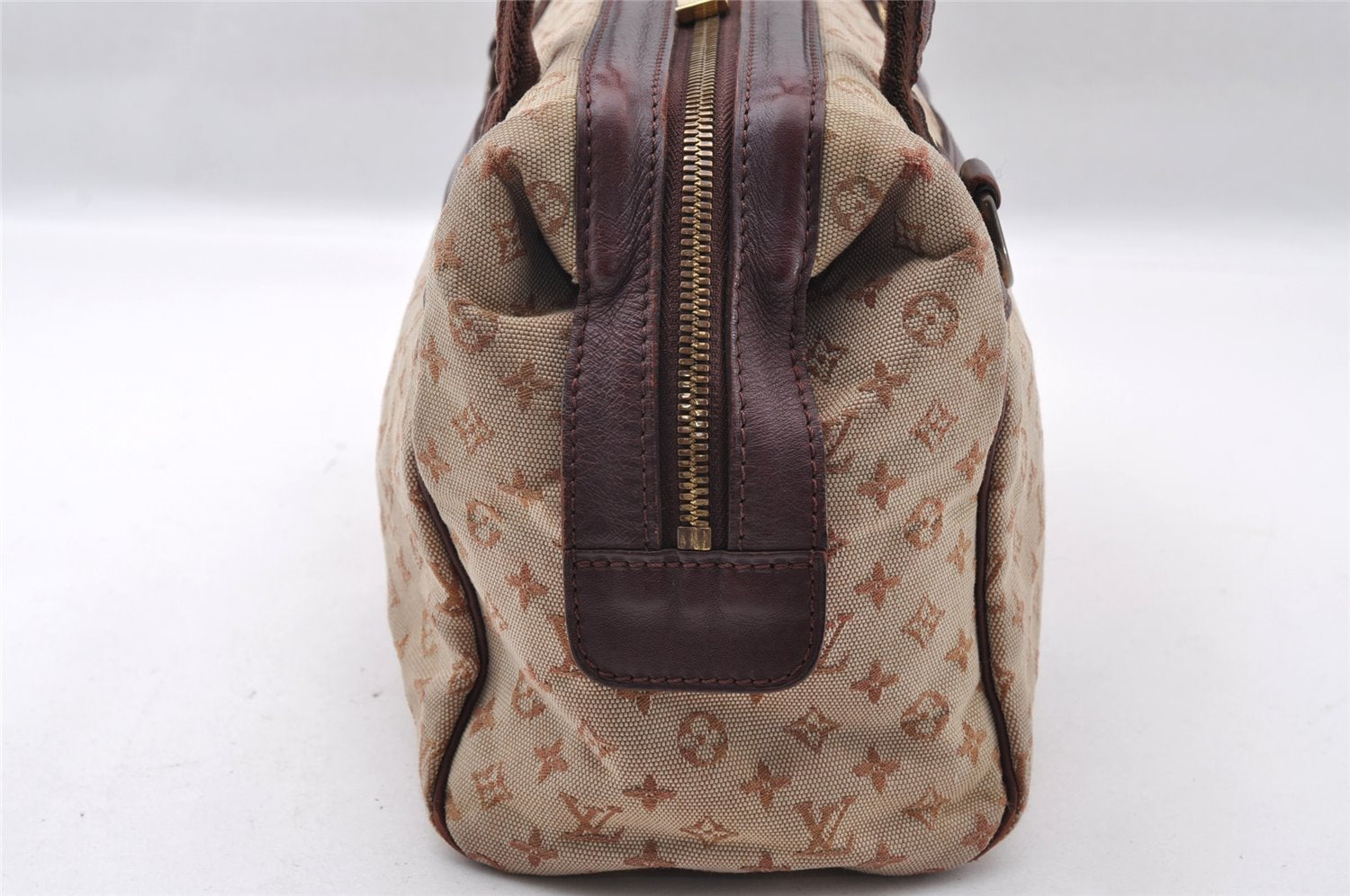 Authentic Louis Vuitton Monogram Mini Josephine PM Hand Bag Pink M92216 LV 2584I