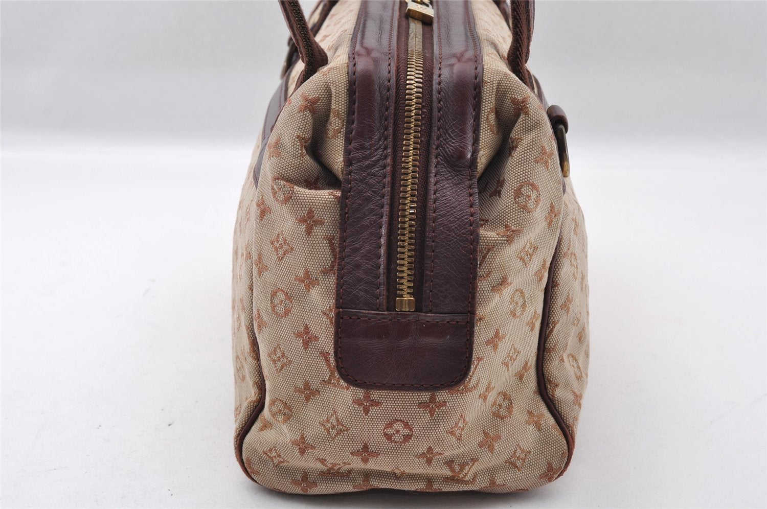 Authentic Louis Vuitton Monogram Mini Josephine PM Hand Bag Pink M92216 LV 2584I