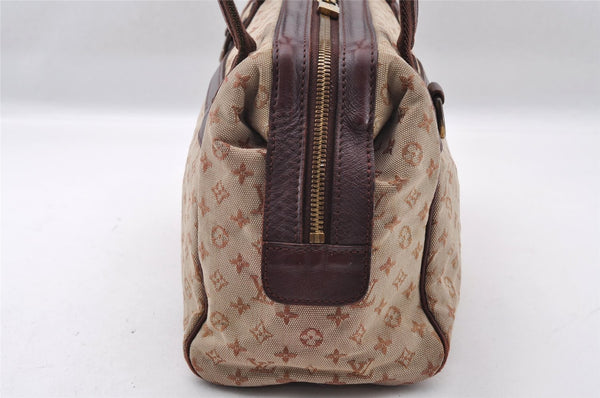 Authentic Louis Vuitton Monogram Mini Josephine PM Hand Bag Pink M92216 LV 2584I