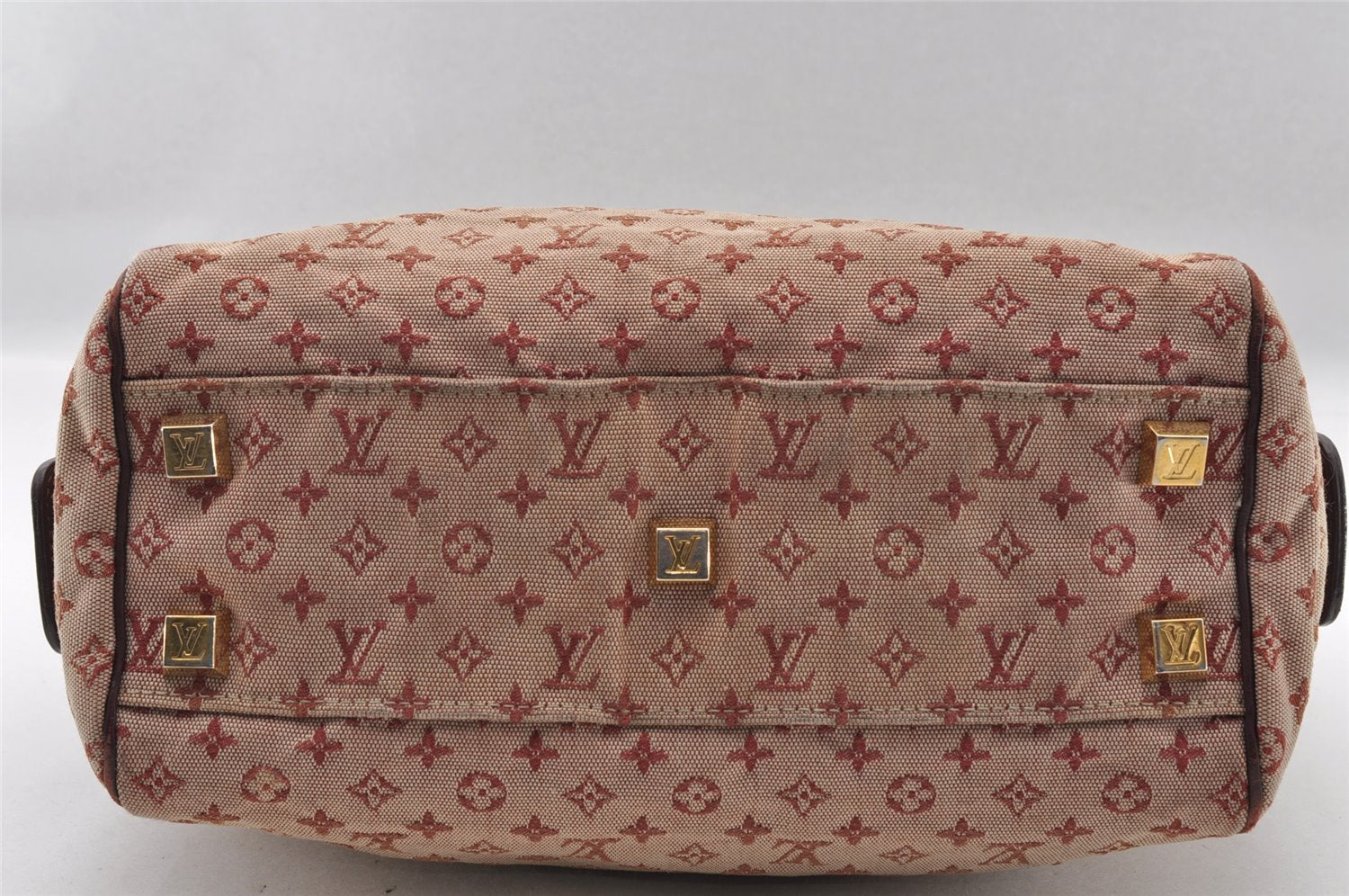 Authentic Louis Vuitton Monogram Mini Josephine PM Hand Bag Pink M92216 LV 2584I