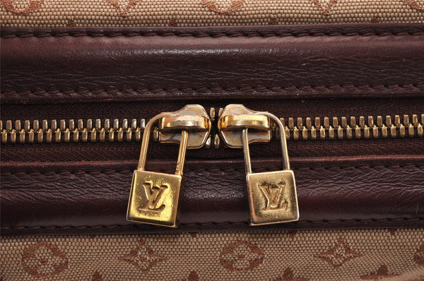 Authentic Louis Vuitton Monogram Mini Josephine PM Hand Bag Pink M92216 LV 2584I