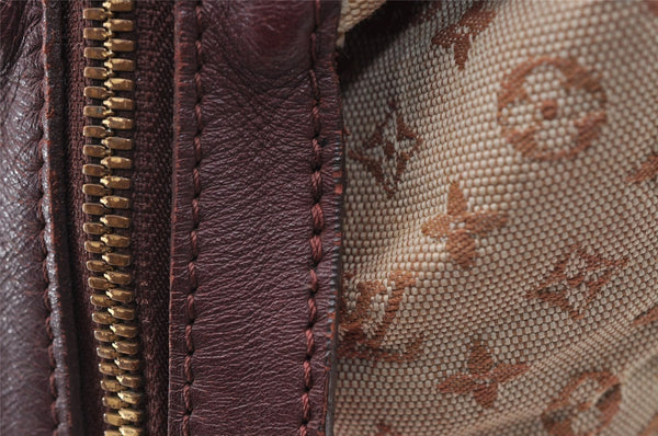 Authentic Louis Vuitton Monogram Mini Josephine PM Hand Bag Pink M92216 LV 2584I