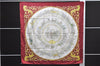 Authentic HERMES Carre 90 Scarf "LA PROMENADE DE LONGCHAMPS" Silk Red 2585E