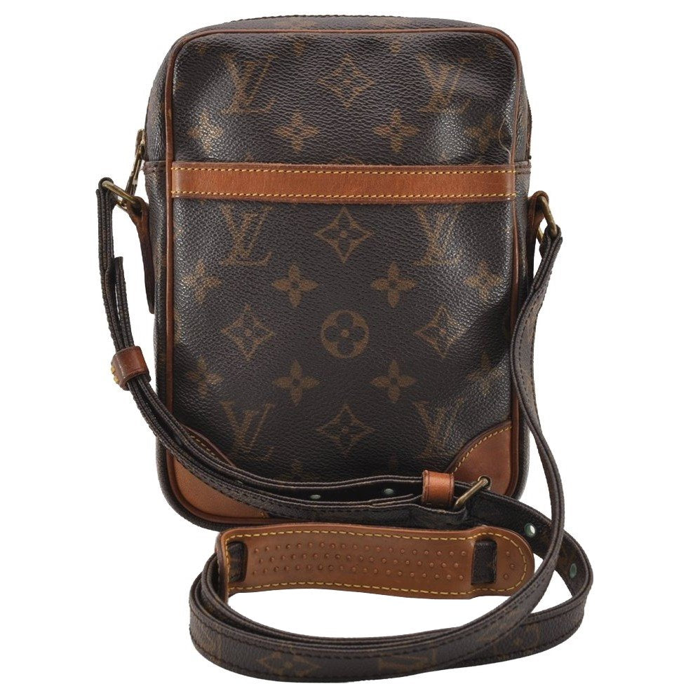 Authentic Louis Vuitton Monogram Danube Shoulder Cross Body Bag M45266 LV 2585I