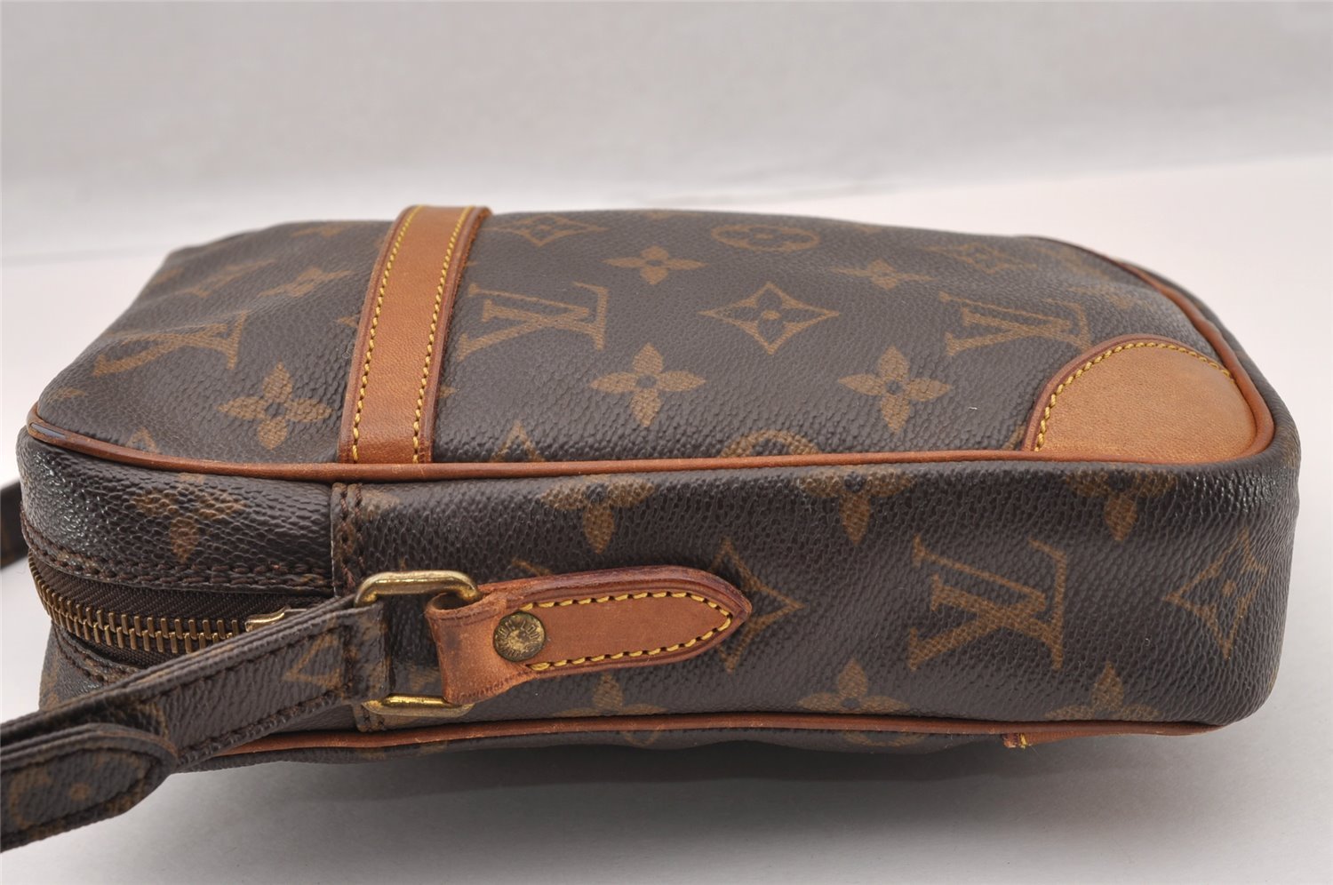 Authentic Louis Vuitton Monogram Danube Shoulder Cross Body Bag M45266 LV 2585I