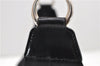 Authentic GUCCI Bamboo Shoulder Hand Bag Nylon Leather Black 2586D