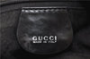 Authentic GUCCI Bamboo Shoulder Hand Bag Nylon Leather Black 2586D