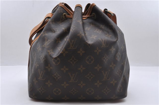 Authentic Louis Vuitton Monogram Petit Noe Shoulder Bag M42226 LV 2587D