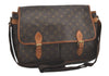 Authentic Louis Vuitton Monogram Gibeciere GM Shoulder Cross Bag M42246 LV 2589I