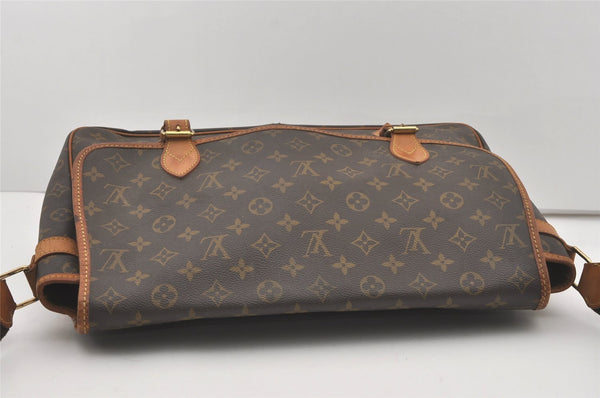 Authentic Louis Vuitton Monogram Gibeciere GM Shoulder Cross Bag M42246 LV 2589I
