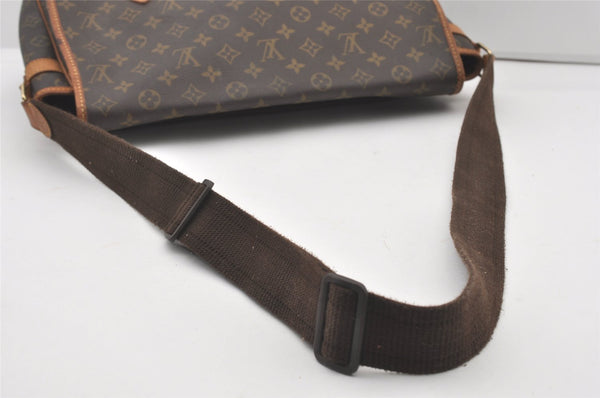 Authentic Louis Vuitton Monogram Gibeciere GM Shoulder Cross Bag M42246 LV 2589I