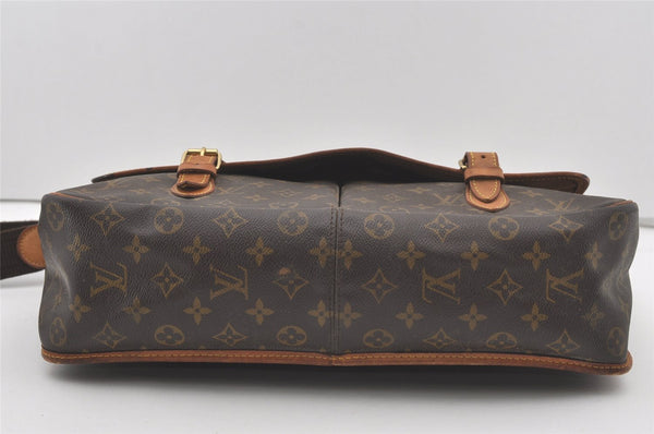 Authentic Louis Vuitton Monogram Gibeciere GM Shoulder Cross Bag M42246 LV 2589I