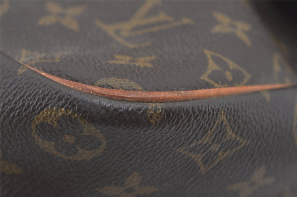 Authentic Louis Vuitton Monogram Gibeciere GM Shoulder Cross Bag M42246 LV 2589I