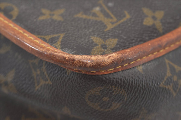 Authentic Louis Vuitton Monogram Gibeciere GM Shoulder Cross Bag M42246 LV 2589I